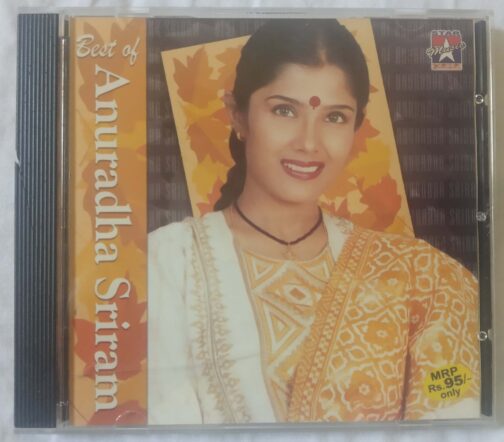 Best Of Anurradha Sriram Tamil Audio CD.