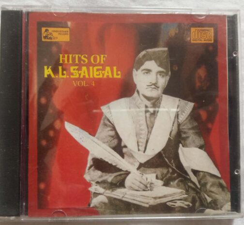 Hits Of K.L. Saigal Vol-4 Hindi Audio CD banumass.com