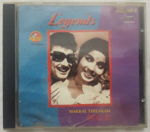 Legends Makkal Thilagam M.G.R Tamil Audio CD (1)