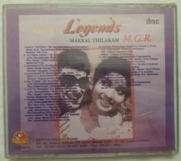 Legends Makkal Thilagam M.G.R Tamil Audio CD