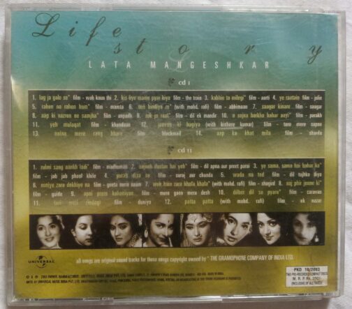Life Story Lata Mangeshkar Hindi Audio CD banumass.com.