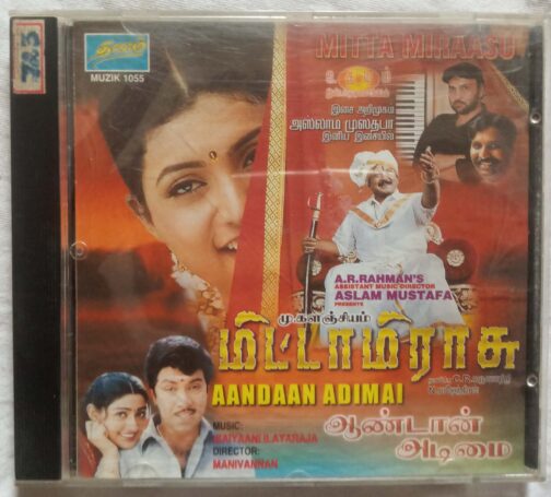 Mitta Miraasu -Aandaan Adimai Tamil Audio Cd.
