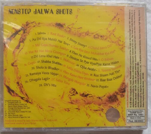 Non Stop Jalwa Shots 28 Hits Hindi Audio CD banumass.com.