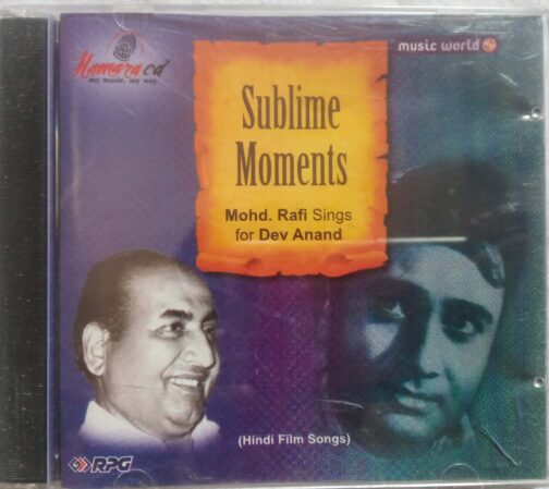 Sublime Moments Mohd.Rafi Sings For Dev Anand Hindi Audio CD banumass.com
