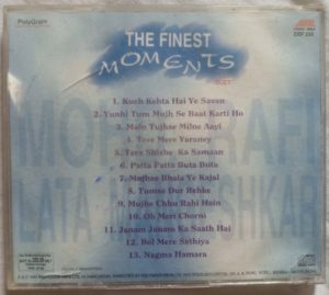 The Finest Moments Mohd. Rafi & Lata Mangeshkar Hindi Audio CD
