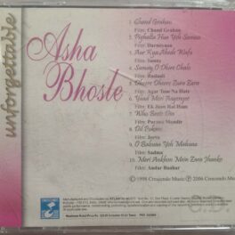 Unforgettable Asha Bhosle Hindi Audio CD