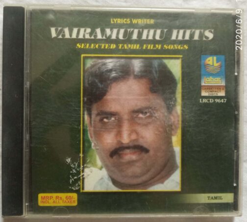 Vairamuthu Hits Tamil Audio CD banumass.com