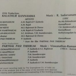 Kalathur Kannamma – Parthal Pasi Theerum Tamil Audio Cassette