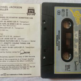 Thriller Michael Jackson Audio Cassette