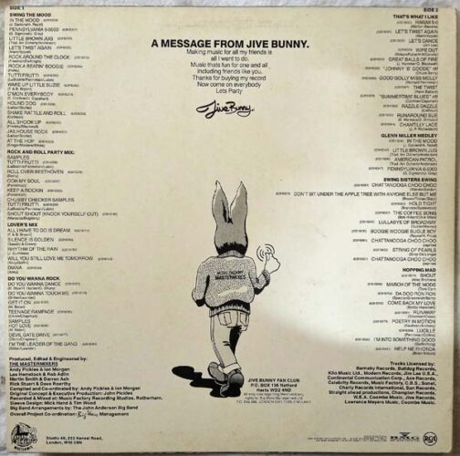 Jive Bunny And The Mastermixers Vinyl Record (1)