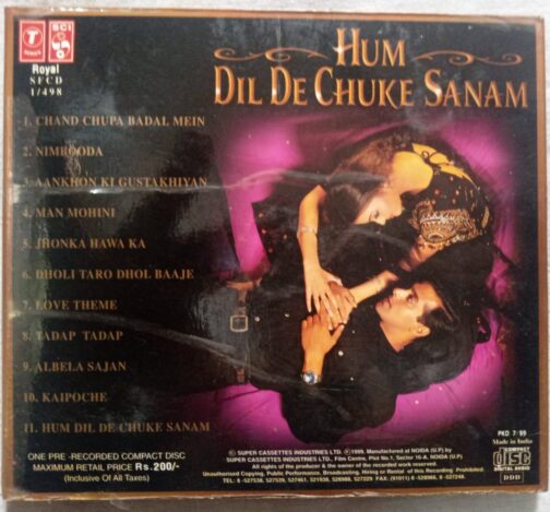 Hum Dil De Chuke Sanam Hindi Audio CD (1)