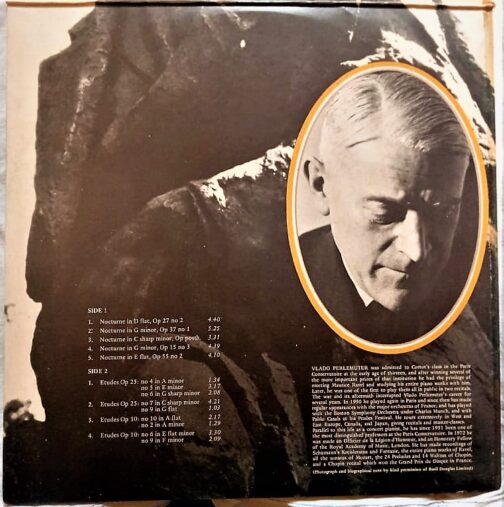 Perlemuter Plays Chopin English Vinyl Record. (1)