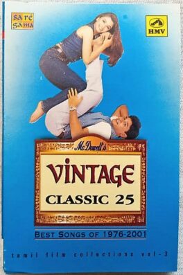 Vintage Classic 25 Best Songs Of 1976 – 2001 Tamil Audio Cassettes