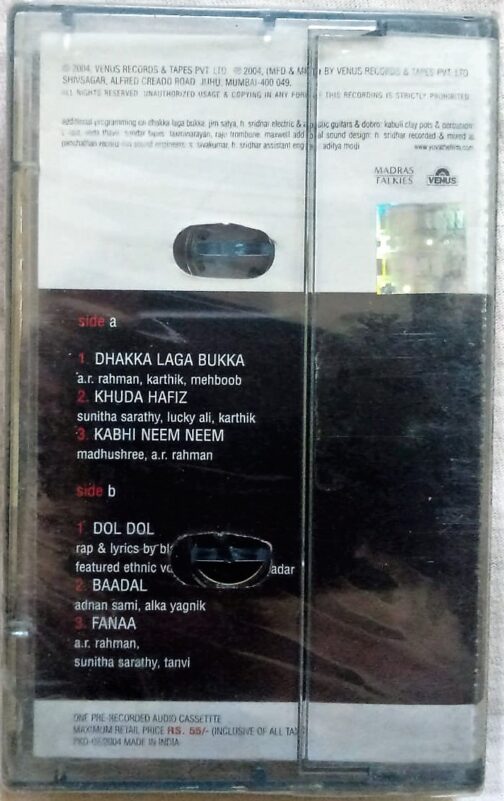 Yuva Hindi Audio Cassettes By A.R Rahman (1)