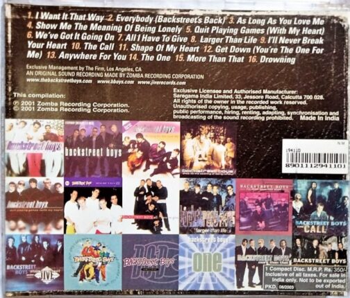 Backstreet Boys Greatest Hits - Chapter One Audio Cd (2)