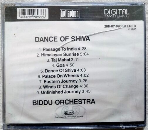 Biddu orchestra dance of shiva Audio cd (Sealed ) (1)
