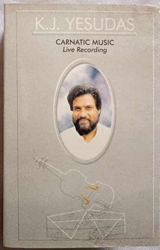 K.J Yesudas Carnatic Music Live Recording Audio Cassettes (2)
