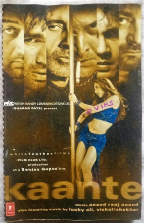 Kaante Hindi Audio Cassette By Lucky Ali Vishal–Shekhar Tamil