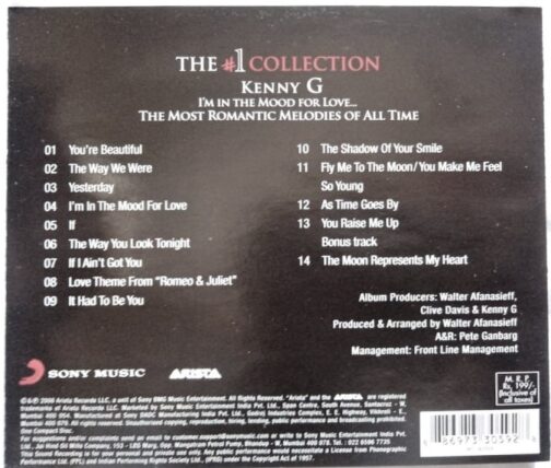 Kenny G The 1 Collection Audio Cd (1)