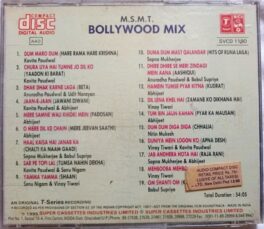 M.S.M.T Bollywood Mix Hindi Audio CD