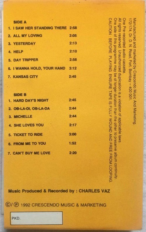 Unforgettable Beatles Melodies Audio Cassettes (2)