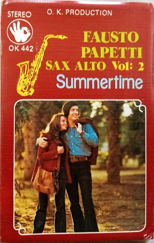 Fausto Papetti Sax Alto Vol. 2 Summertime Audio Cassettes (2)