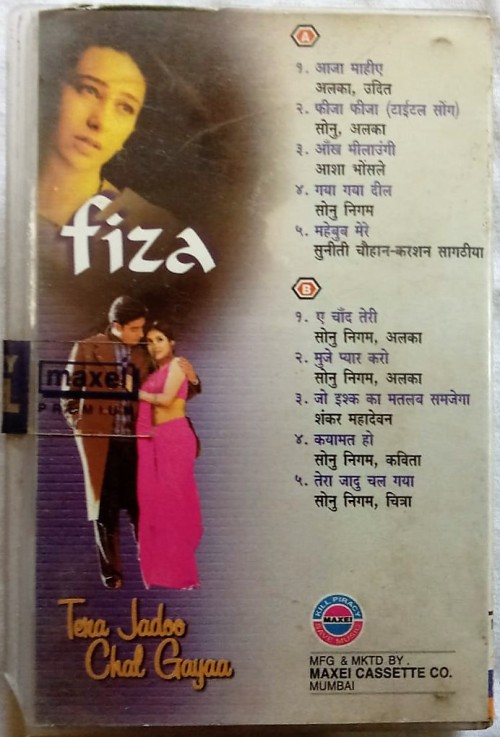 Fiza - Tera Jodoo Chal Gayaa Hindi Audio Cassettes (1)