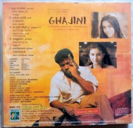 Ghajini Tamil Audio Cassettes By Harris Jayaraj
