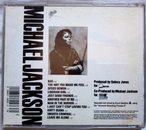 Micheal Jackson Bad Audio CD (1)