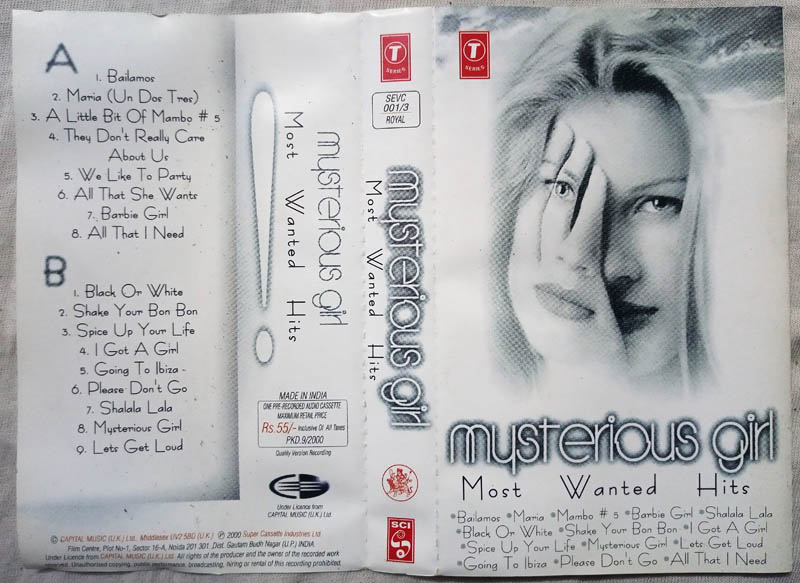 Mysterious Girl Most Wanted Hits Audio Cassettes