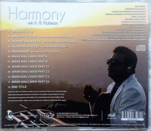 Harmony With A.R. Rahman Audio cd (2)
