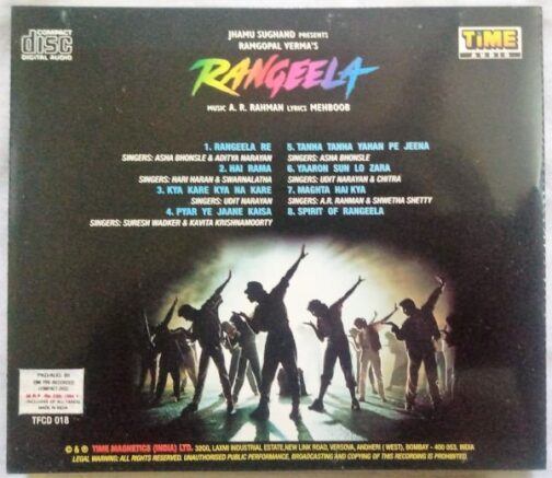 Rangeela Hindi Audio Cd By A.R. Rahman (1)