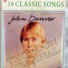 Collection John Denver 16 Classic Songs Audio Cassettes (2)