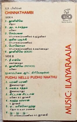 Chinnathambi Pudhu Nellu Pudhu Naathu Tamil Audio Cassettes