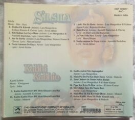 Kabhi Kabhie – Silsila Hindi Audio Cd