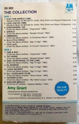 Amy Grant The Collections Audio Cassette