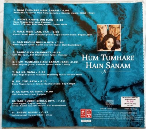 Hum Tumhare Hain Sanam Hindi Audio Cd (1)