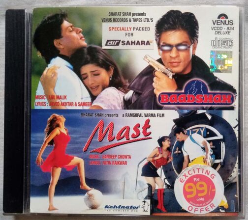Baadshah - Mast - Dil Se Hindi Audio Cd (2)