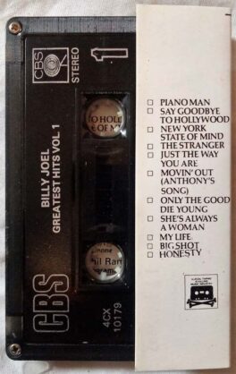 Billy Joel Greatest Hits Vol – 1 Audio Cassette