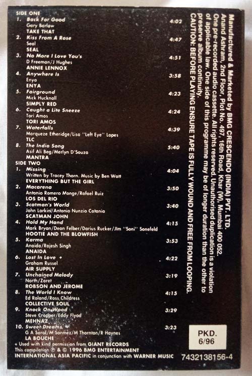 Max Various Artists Audio Cassette (1)