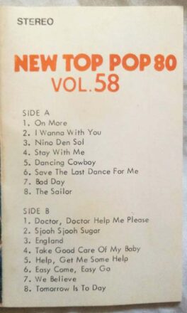 New Top Pop 80 Vol 58 Audio Cassette