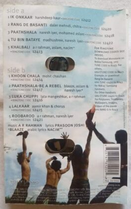 Rang De Basanti Hindi Audio Cassettes By A.R Rahman