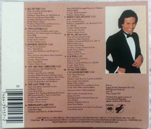 1100 Bel Air Place Julio Iglesias Audio CD (1)