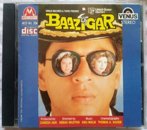 Baazigar Hindi Audio Cd By Anu Malik (2)