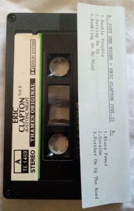 Eric Clapto Just One Night Vol-2 Audio Cassette