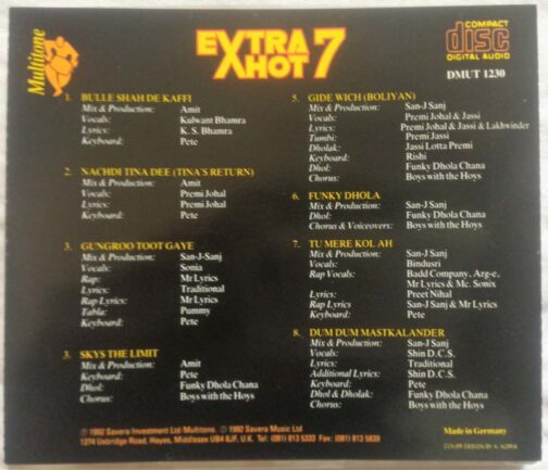 Extra Hot 7 Audio CD (1)