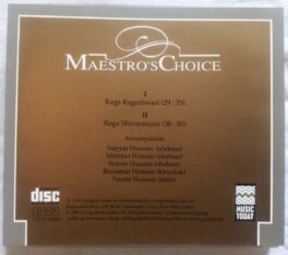 Maestros Choice Series One Bismillah Khan Shenai Audio Cd