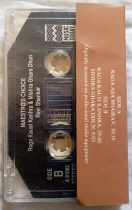 Maestros Choice Series One Ravi Shankar Sitar Audio Cassette