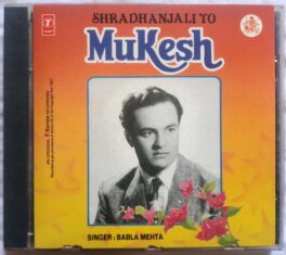 Shradhanjali to Mukesh Audio CD