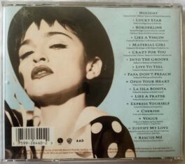The Immaculate Collections Madonna Audio cd